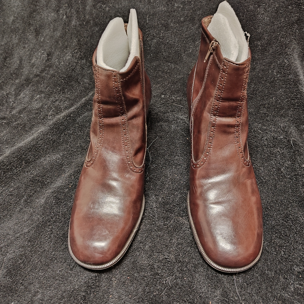 Franco Sarto Brown Ankle Boots